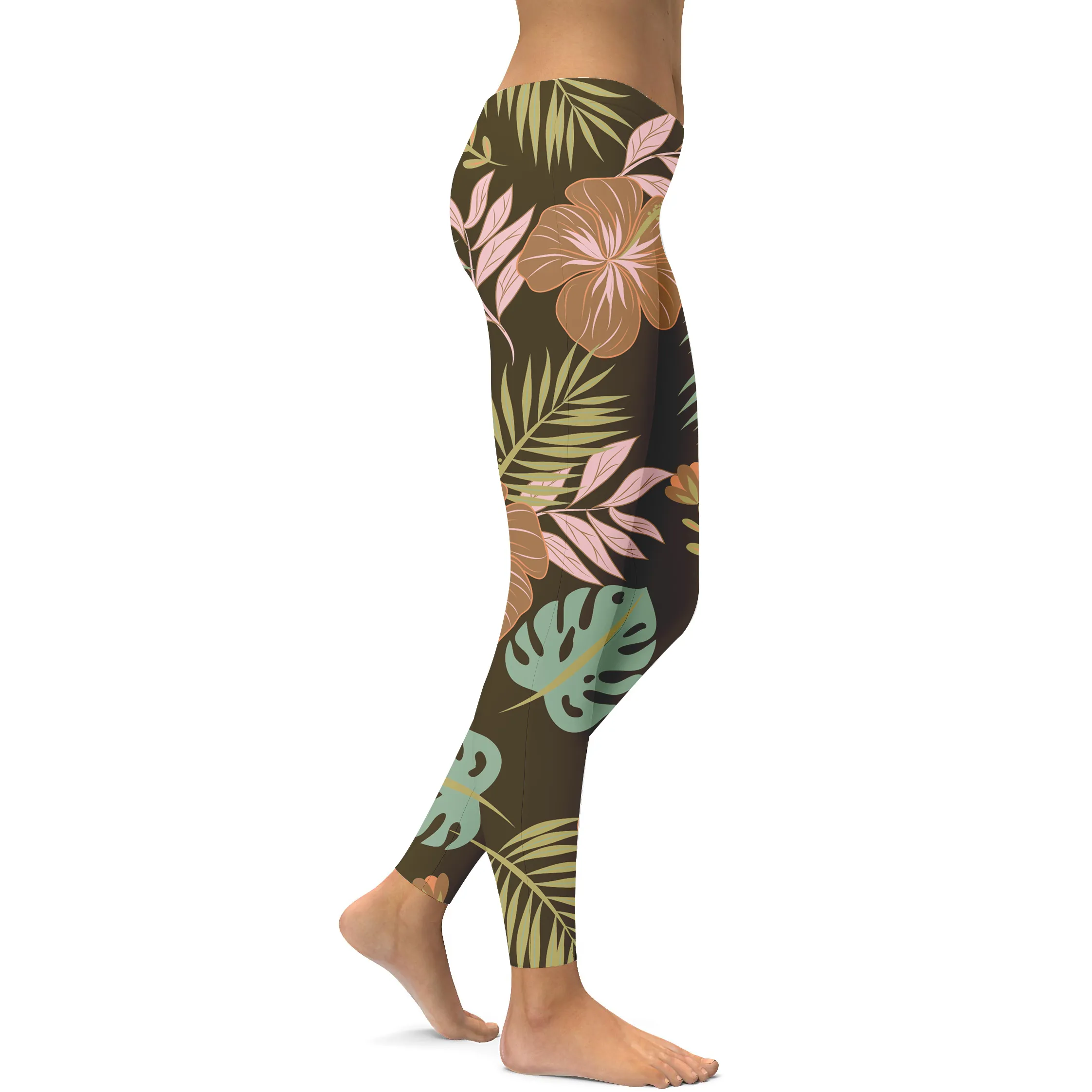 Fall Floral Leggings