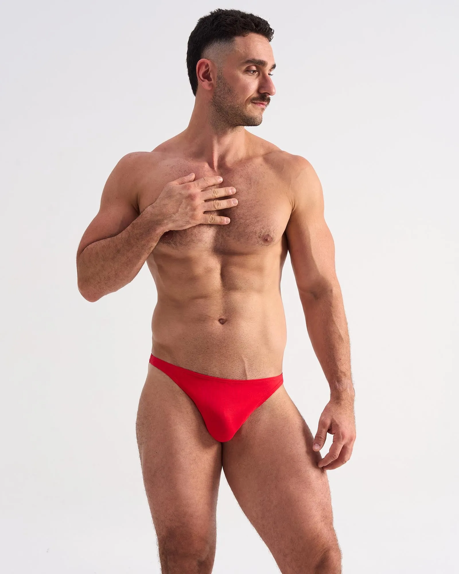 Flirt Cotton Thong - Crimson