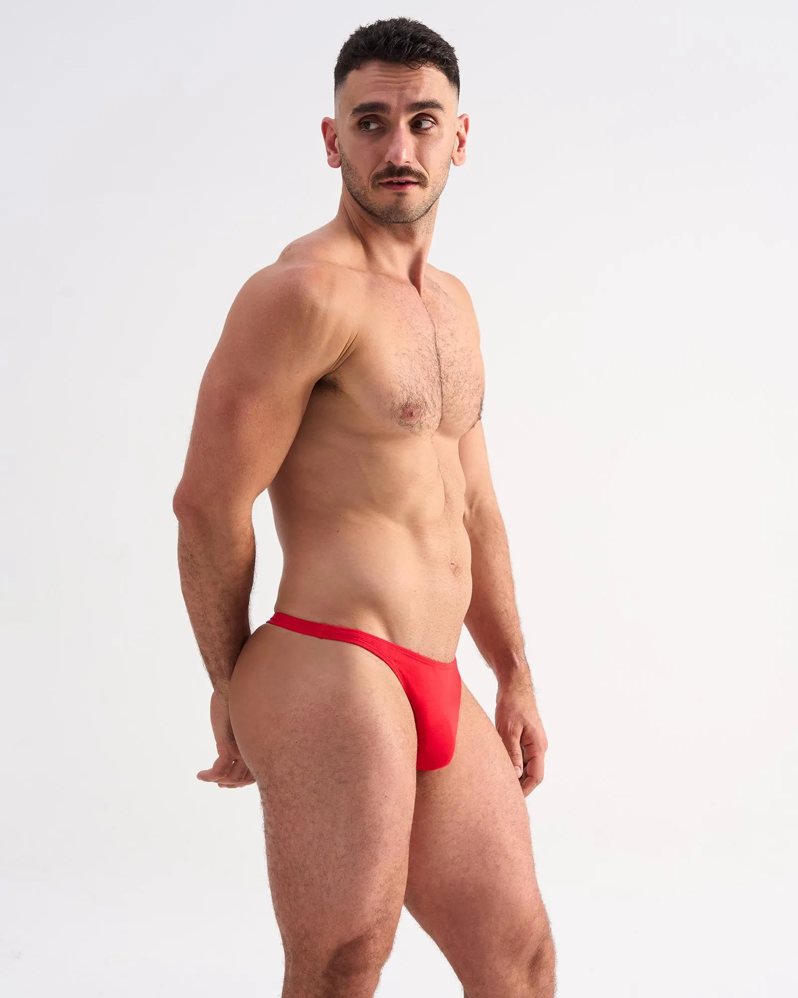 Flirt Cotton Thong - Crimson