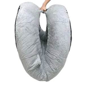 Fond & Found 990321184 Large Cozy Plush Pet Bed, 68" x 38" x 10"