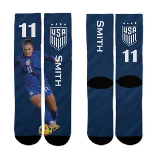 For Bare Feet Smith 11 Slash Navy Socks