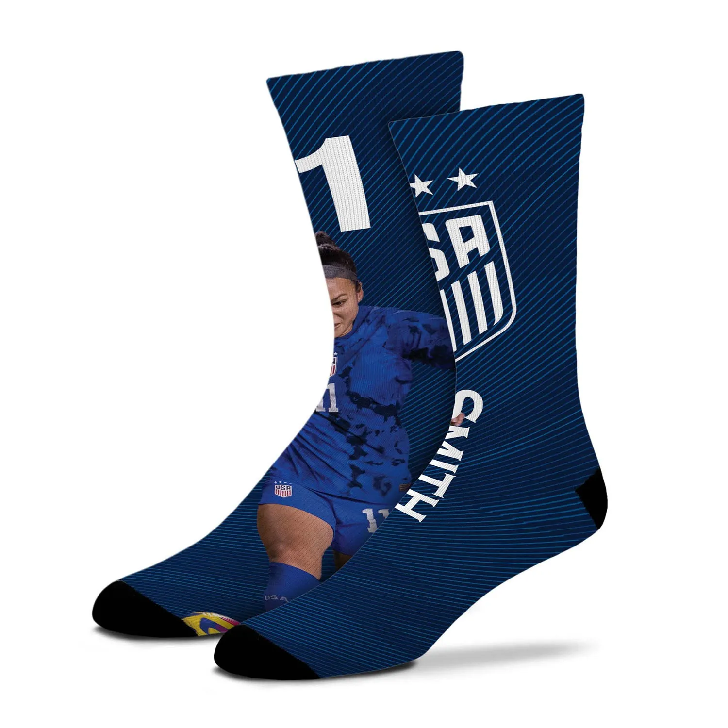 For Bare Feet Smith 11 Slash Navy Socks