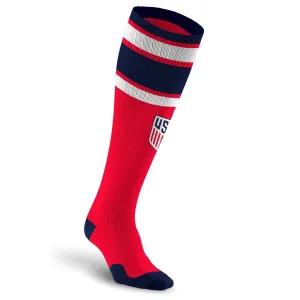 For Bare Feet USMNT Knee High Classic Red Socks