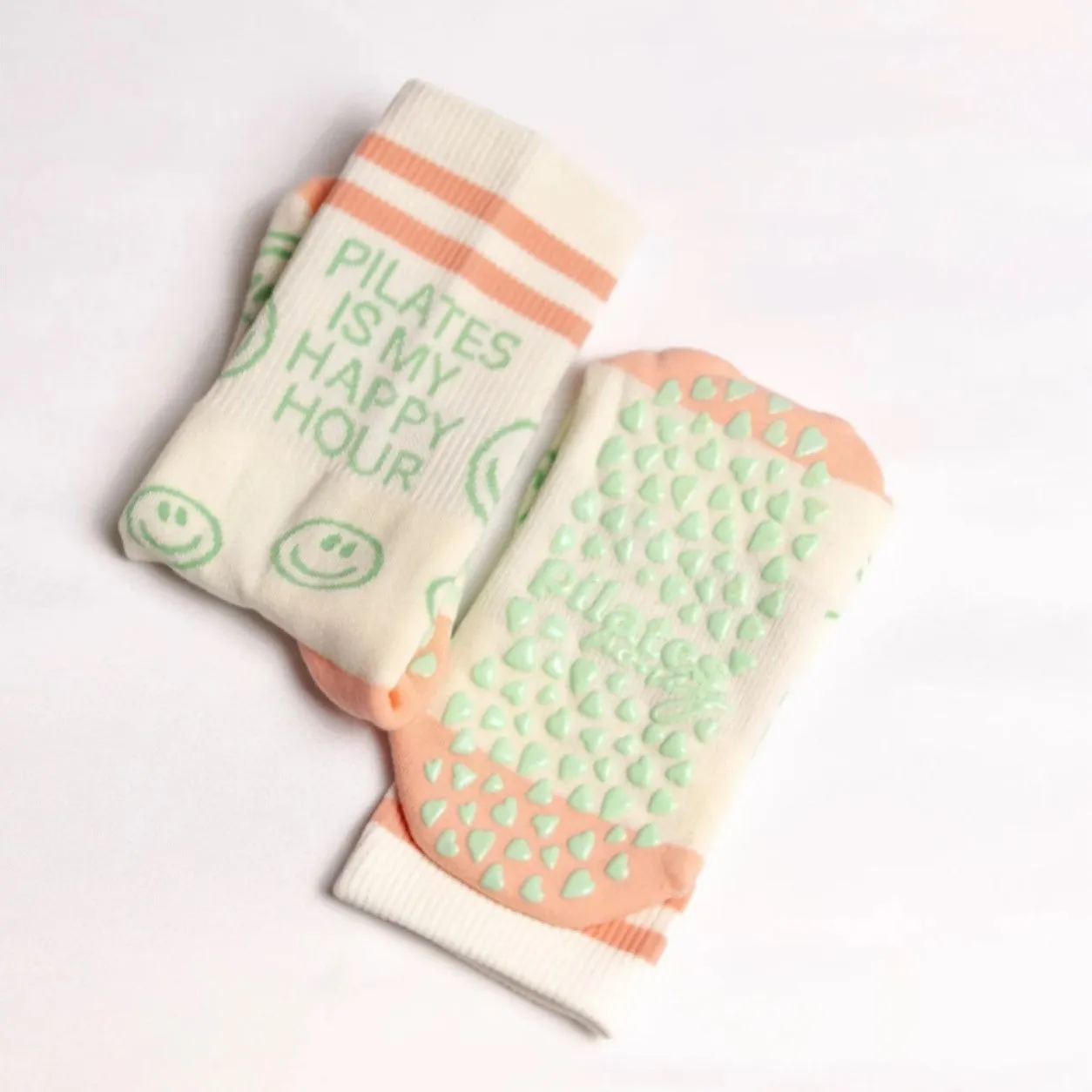 Happy Hour - Crew Grip Sock (Barre / Pilates)