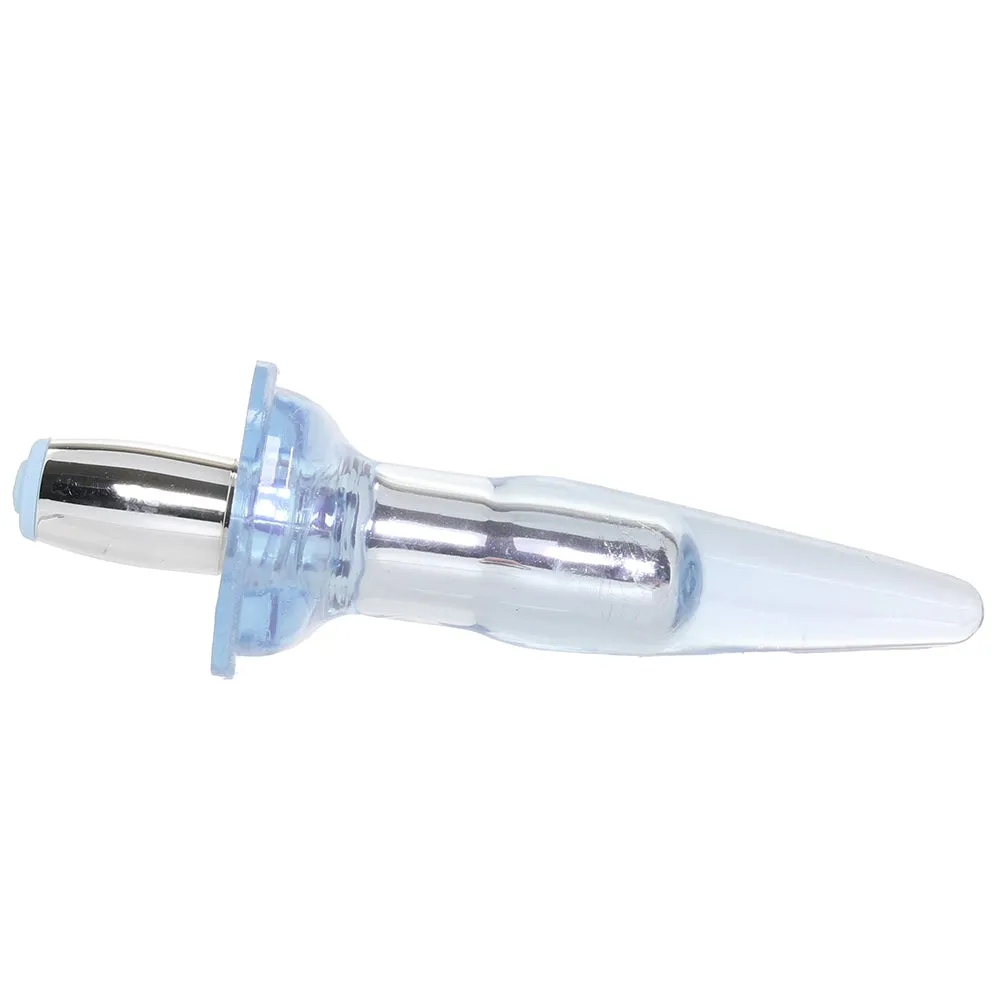 High Intensity Vibro Tease Anal Probe in Ice Blue