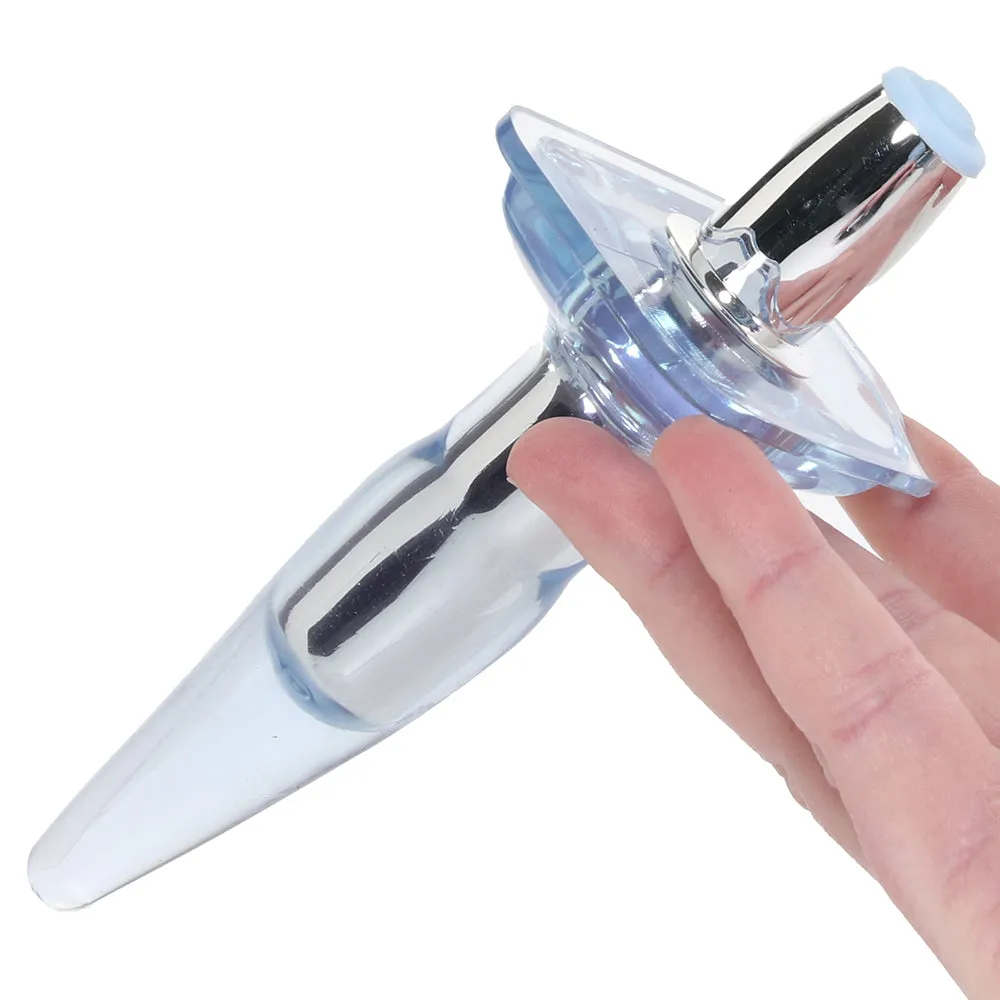 High Intensity Vibro Tease Anal Probe in Ice Blue