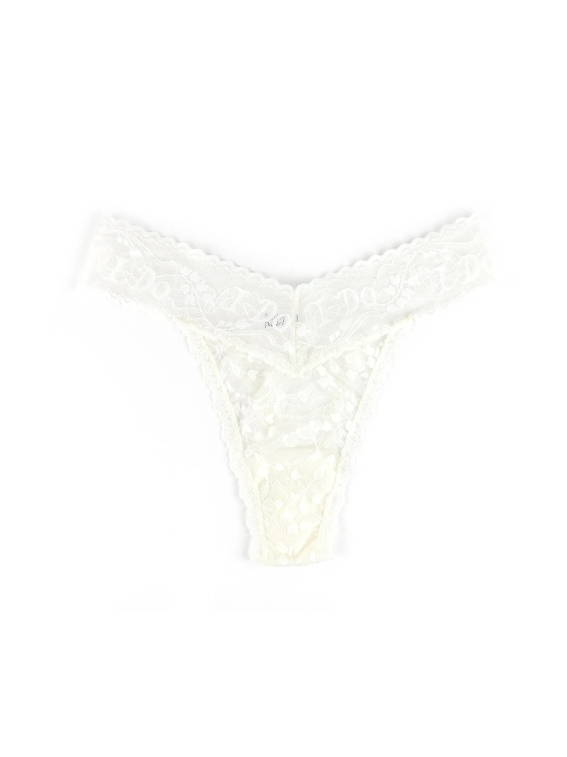 I Do Shimmer Original Rise Thong Light Ivory