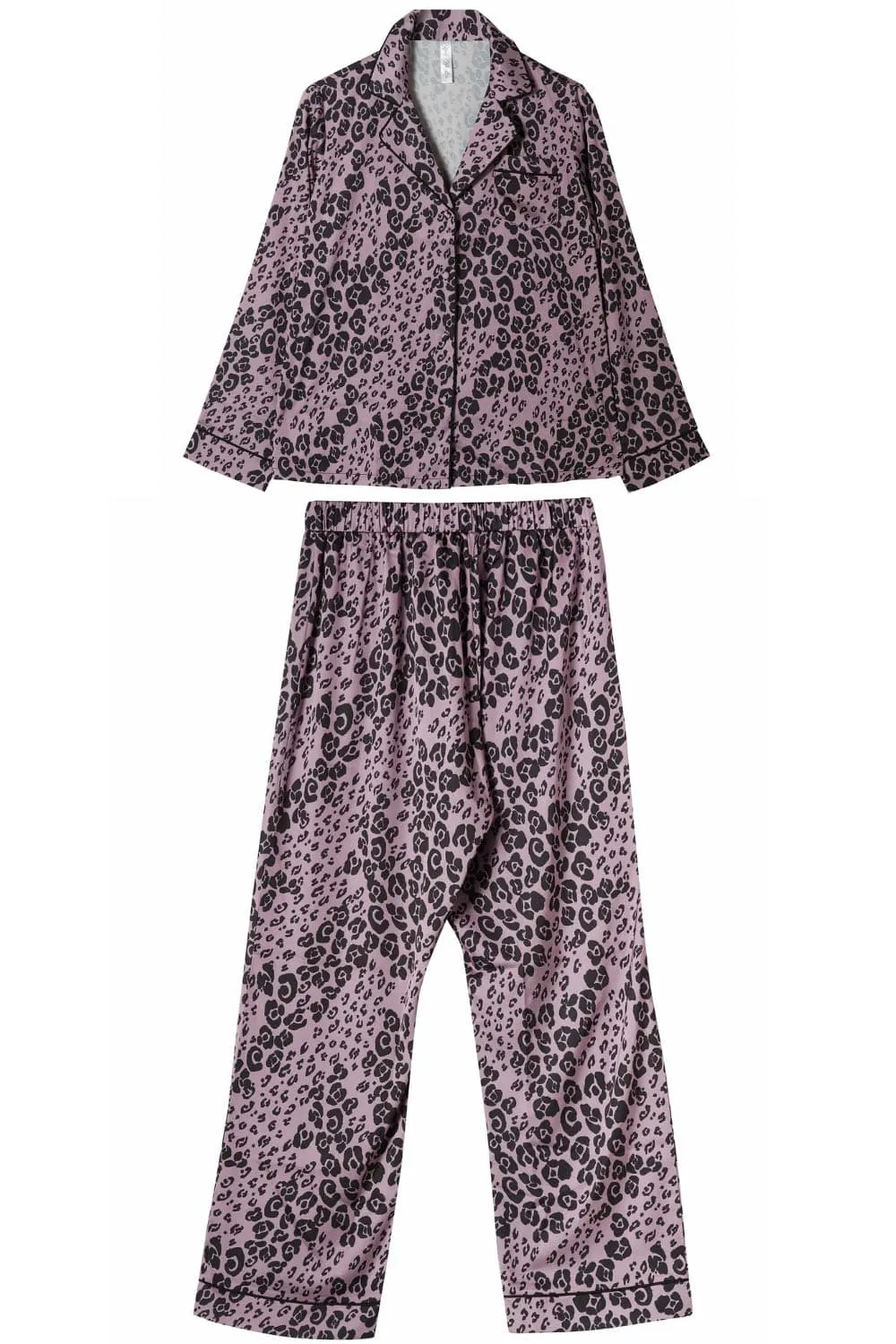Kaylee Animal Print Pyjama Set, Size UK 8