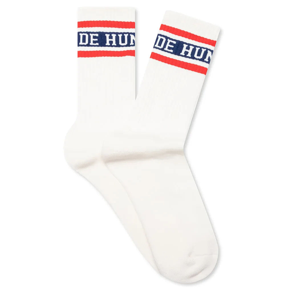 Line Socks - Red
