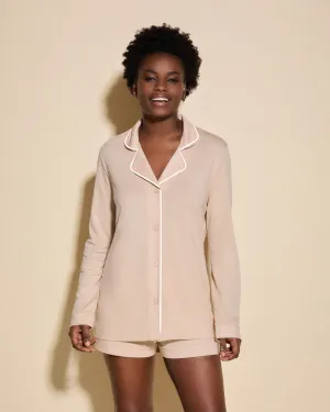 Long Sleeve Top & Boxer Pajama Set