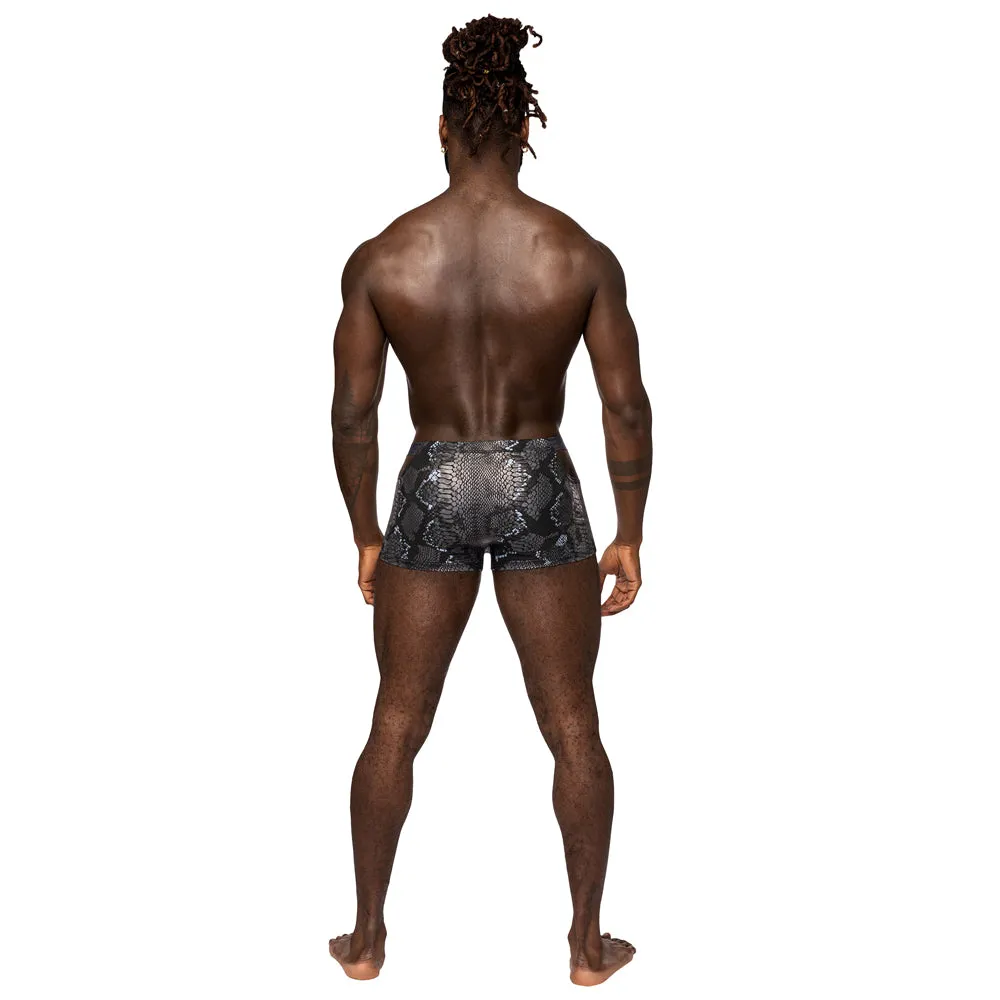 Male Power S'Naked Snakeskin Print Pouch Short