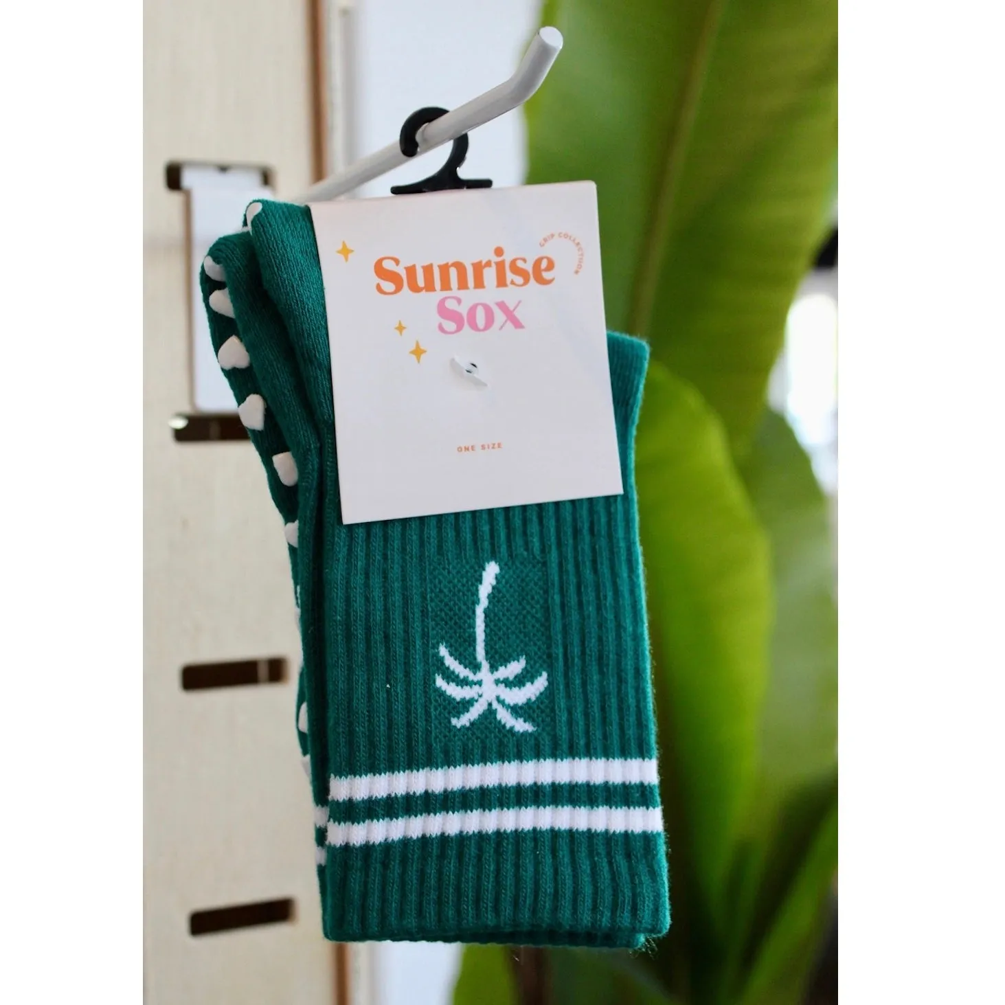 Malibu - Crew Grip Sock (Barre / Pilates)