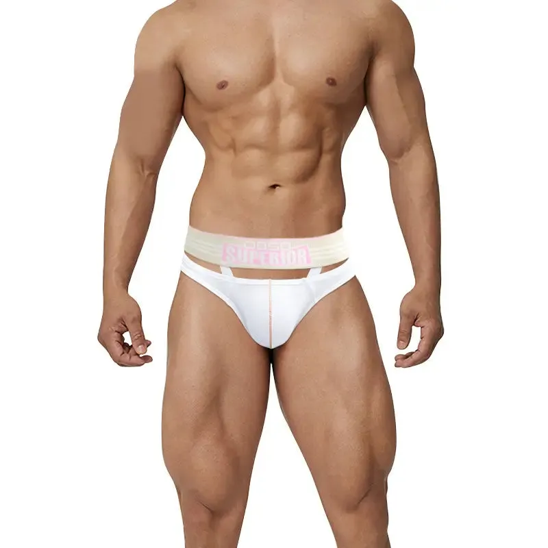 Men's Sexy Low-Rise Cotton Bikini Briefs with Supportive Pouch BS862