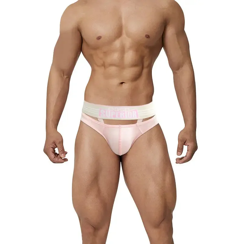 Men's Sexy Low-Rise Cotton Bikini Briefs with Supportive Pouch BS862