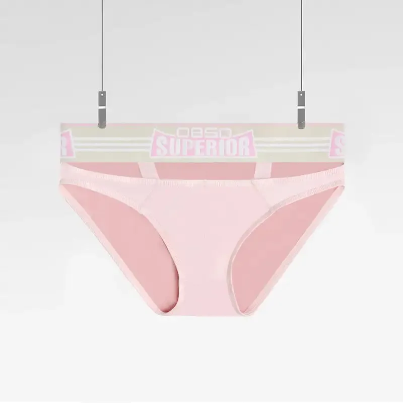 Men's Sexy Low-Rise Cotton Bikini Briefs with Supportive Pouch BS862