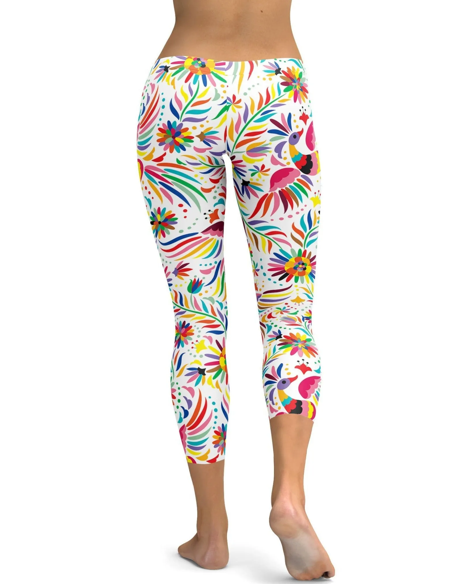 Mexican Colorful Light Pattern Capris