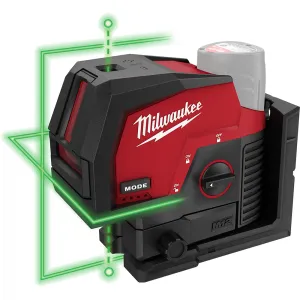 Milwaukee 3622-20 - M12™ Green Cross Line & Plumb Points Laser