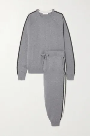 Missy London Silk-Cashmere Tracksuit