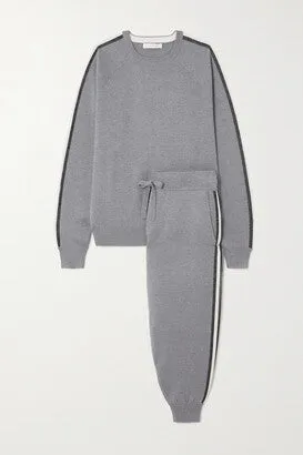 Missy London Silk-Cashmere Tracksuit