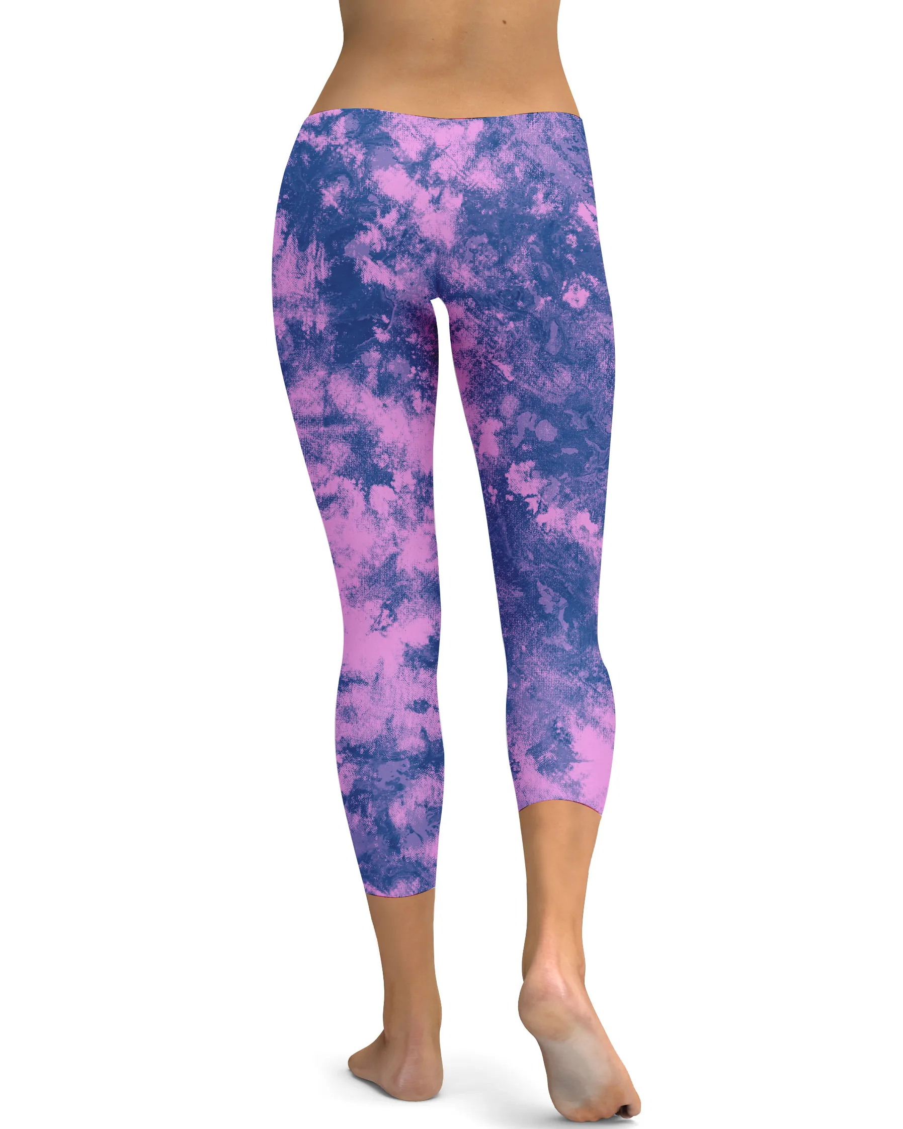 Navy Glaze Capris