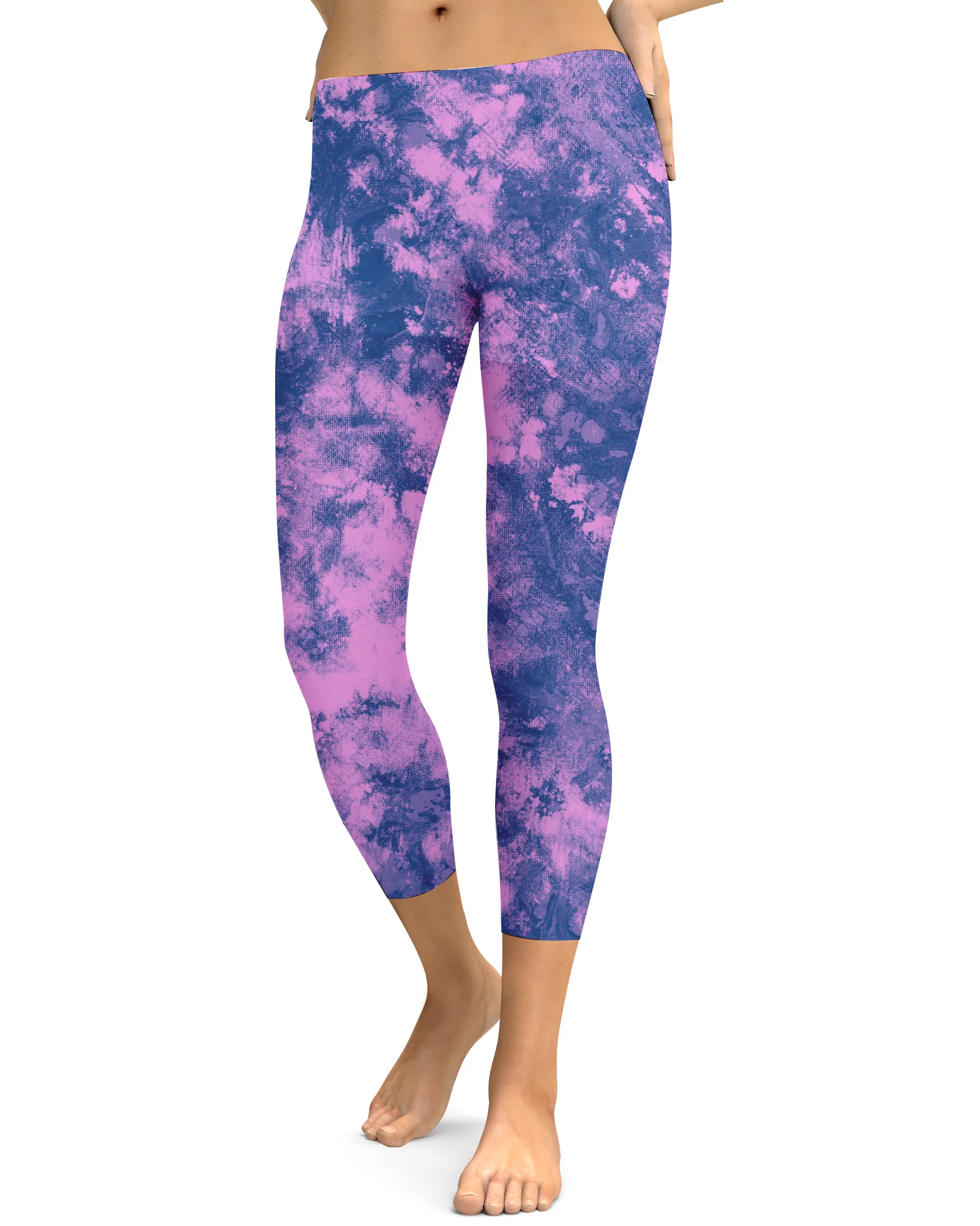 Navy Glaze Capris