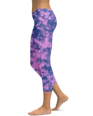 Navy Glaze Capris