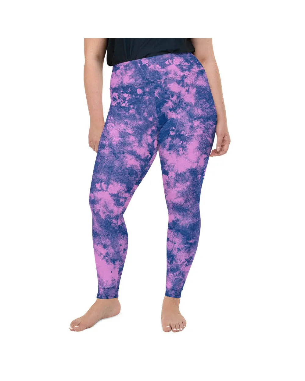 Navy Glaze Plus Size Leggings