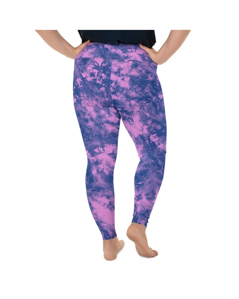 Navy Glaze Plus Size Leggings