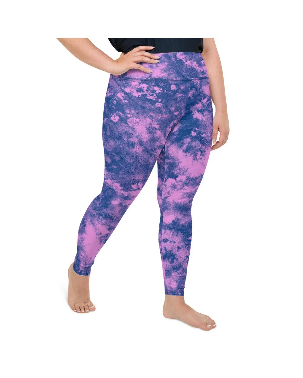 Navy Glaze Plus Size Leggings