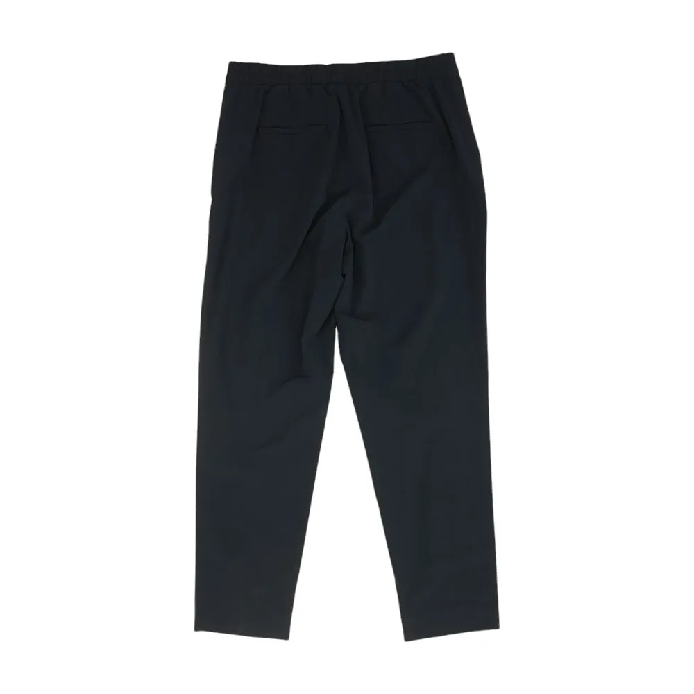 Navy Solid Active Pants