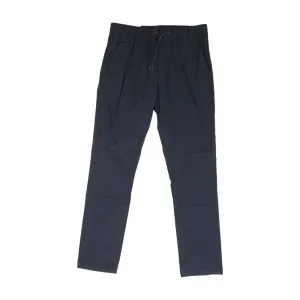 Navy Solid Active Pants