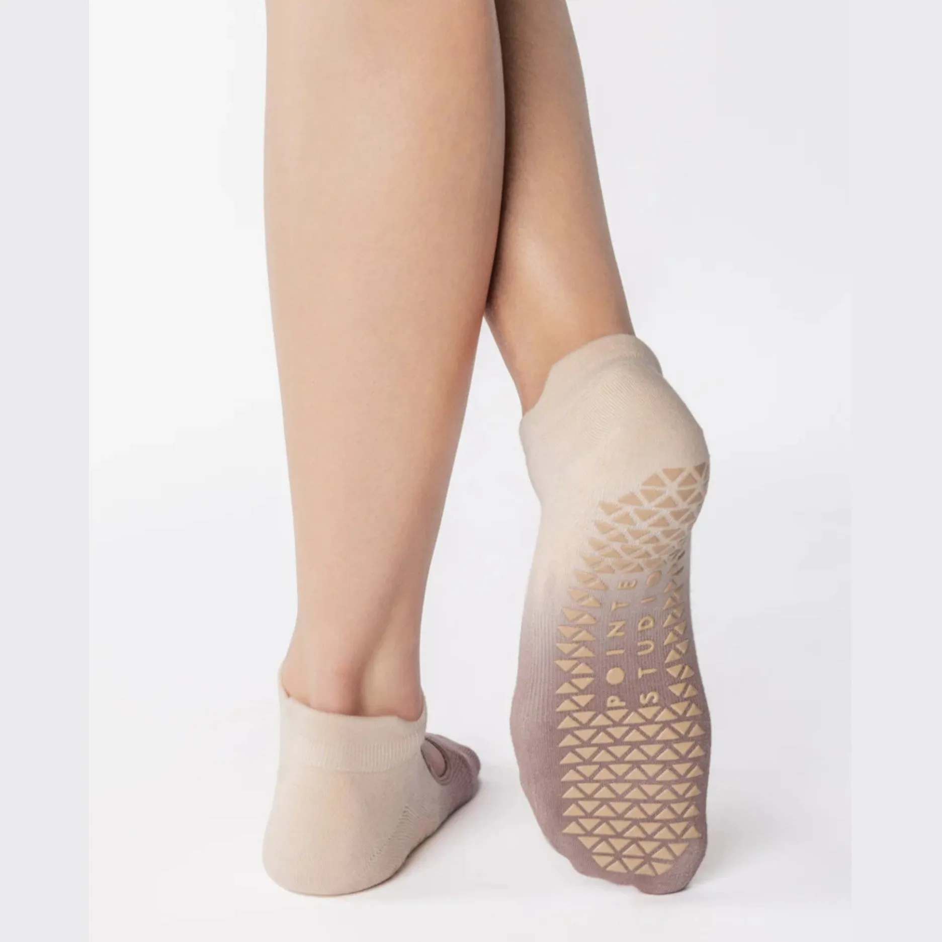 Nina Grip Sock - Cappuccino (Barre / Pilates)