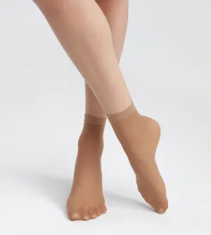 Pack of 2 pairs of Cinnamon recycled semi-opaque socks Dim Good