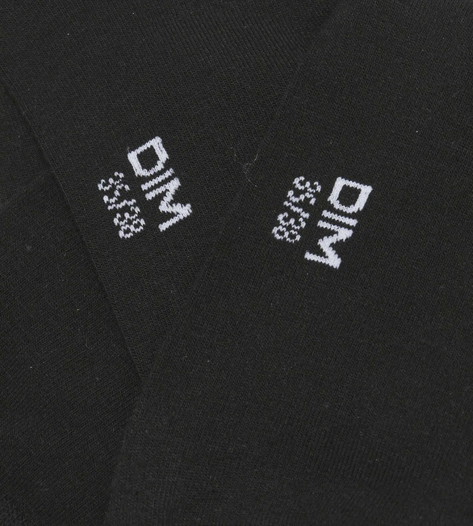 Pack of 2 pairs of women's viscose socks in Black Dim Bambou