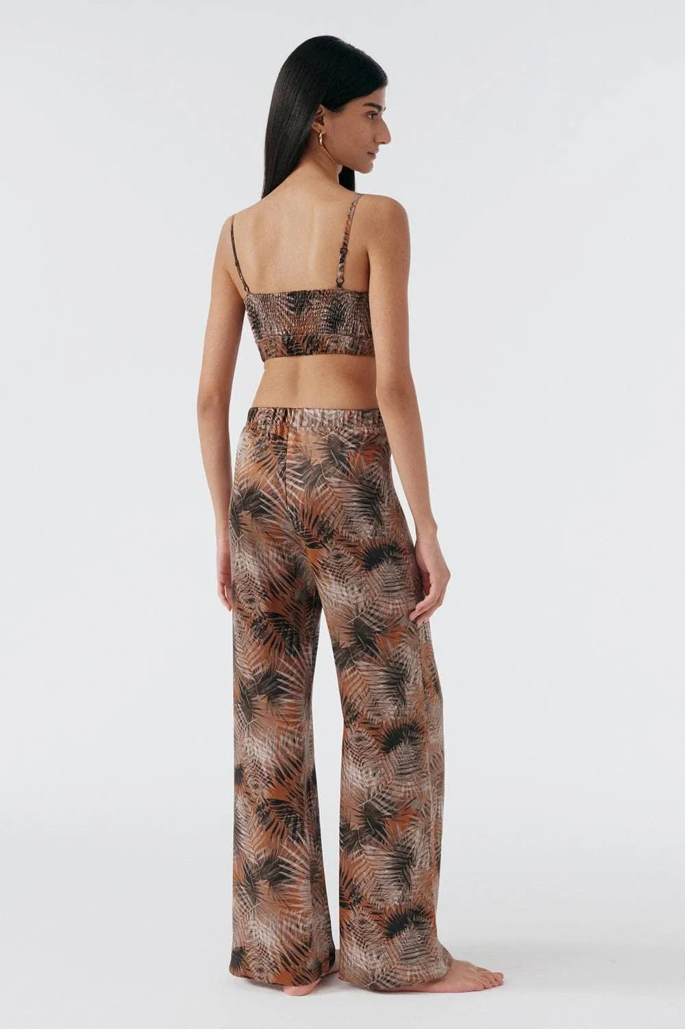 Palm Springs Silk Bralette, Size S (UK 8-10)