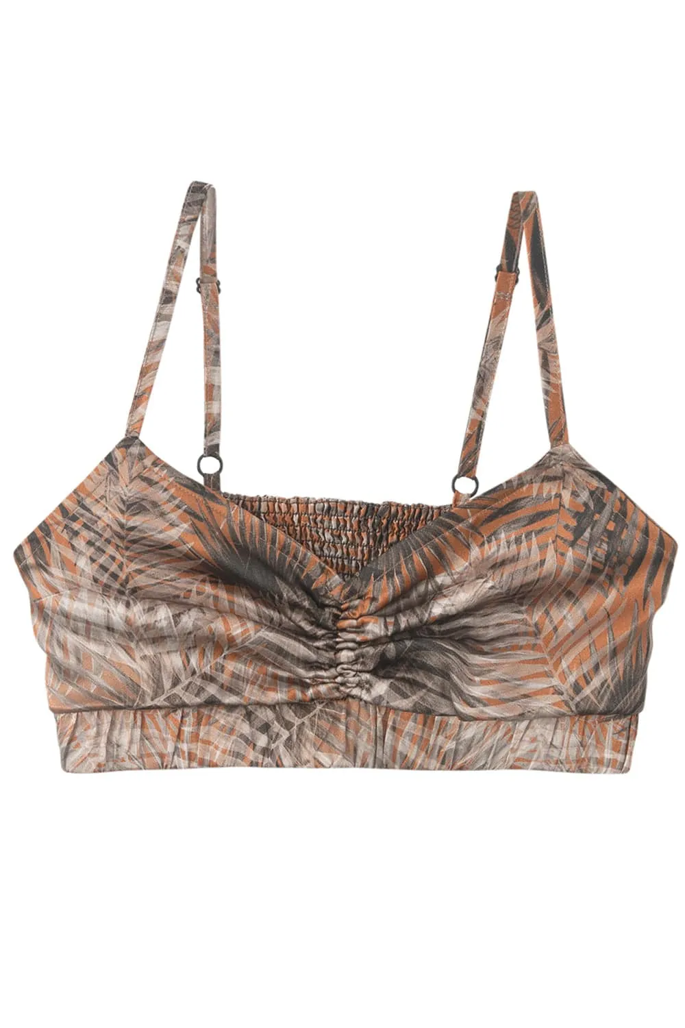 Palm Springs Silk Bralette, Size S (UK 8-10)