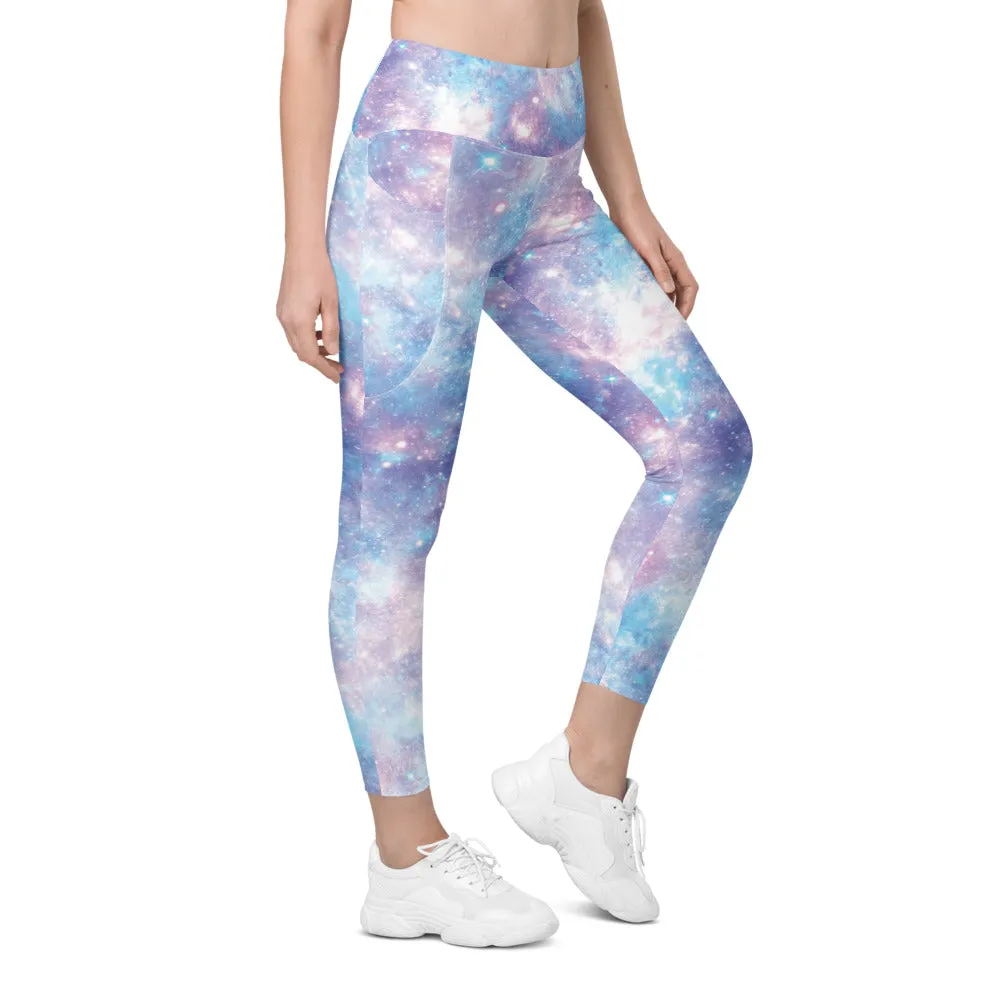 Pastel Galaxy Leggings with Pockets