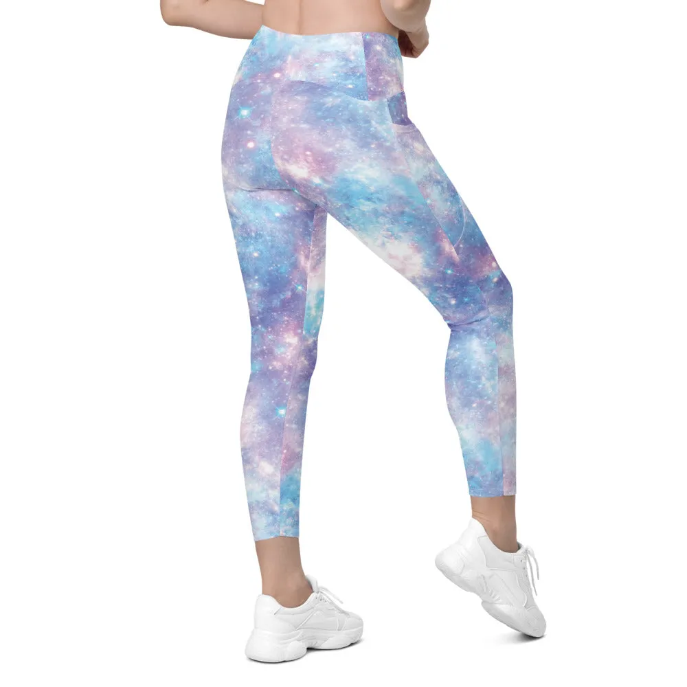 Pastel Galaxy Leggings with Pockets