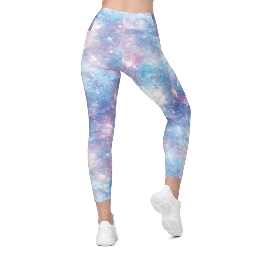 Pastel Galaxy Leggings with Pockets