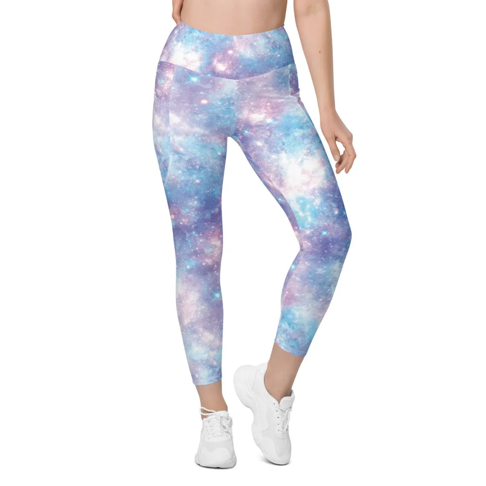 Pastel Galaxy Leggings with Pockets