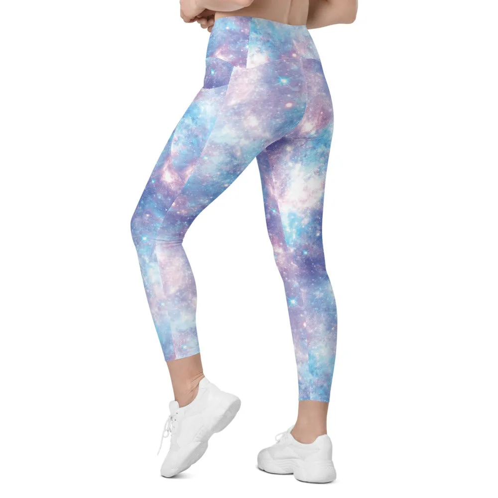Pastel Galaxy Leggings with Pockets