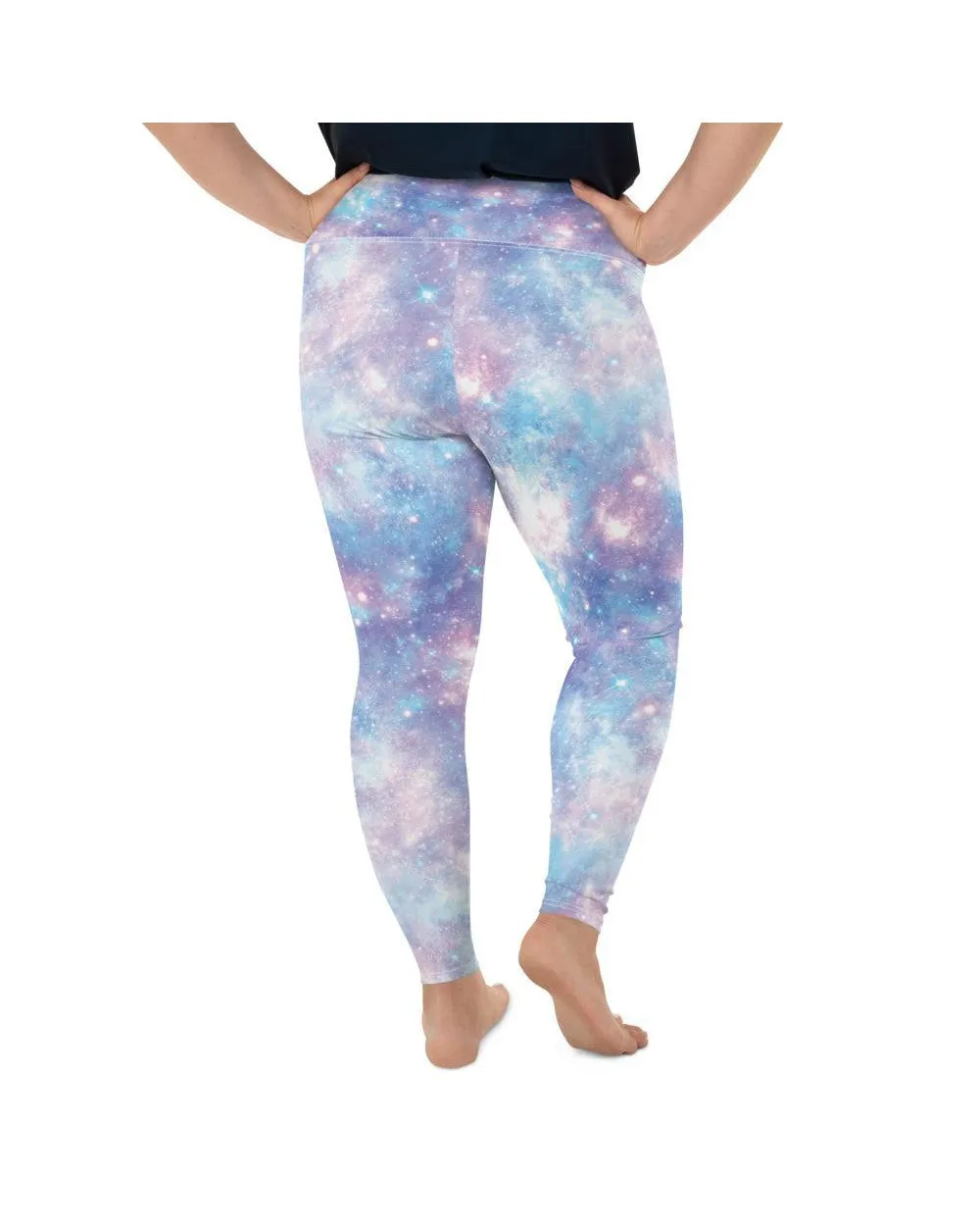 Pastel Galaxy Plus Size Leggings