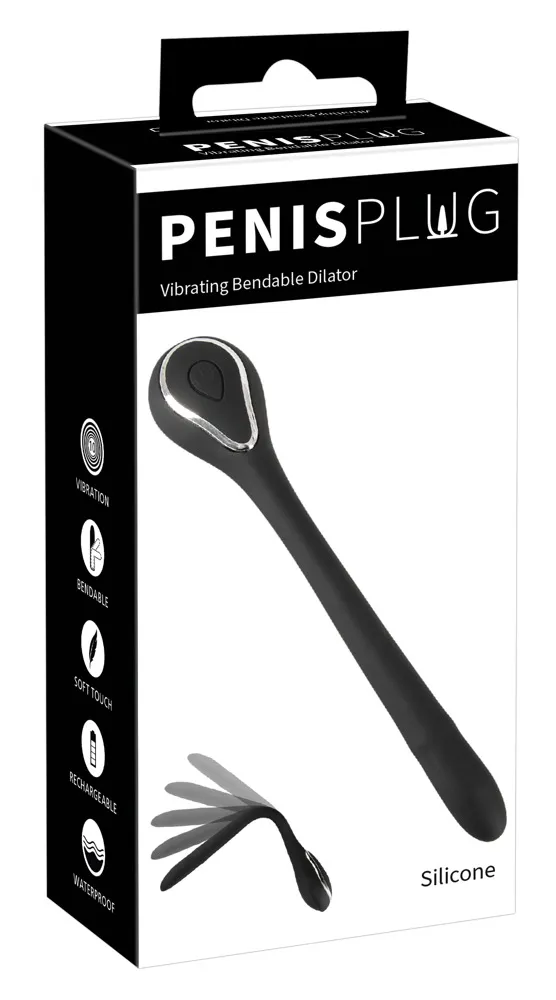 Penis Plug Vibrating Bendable Dilator