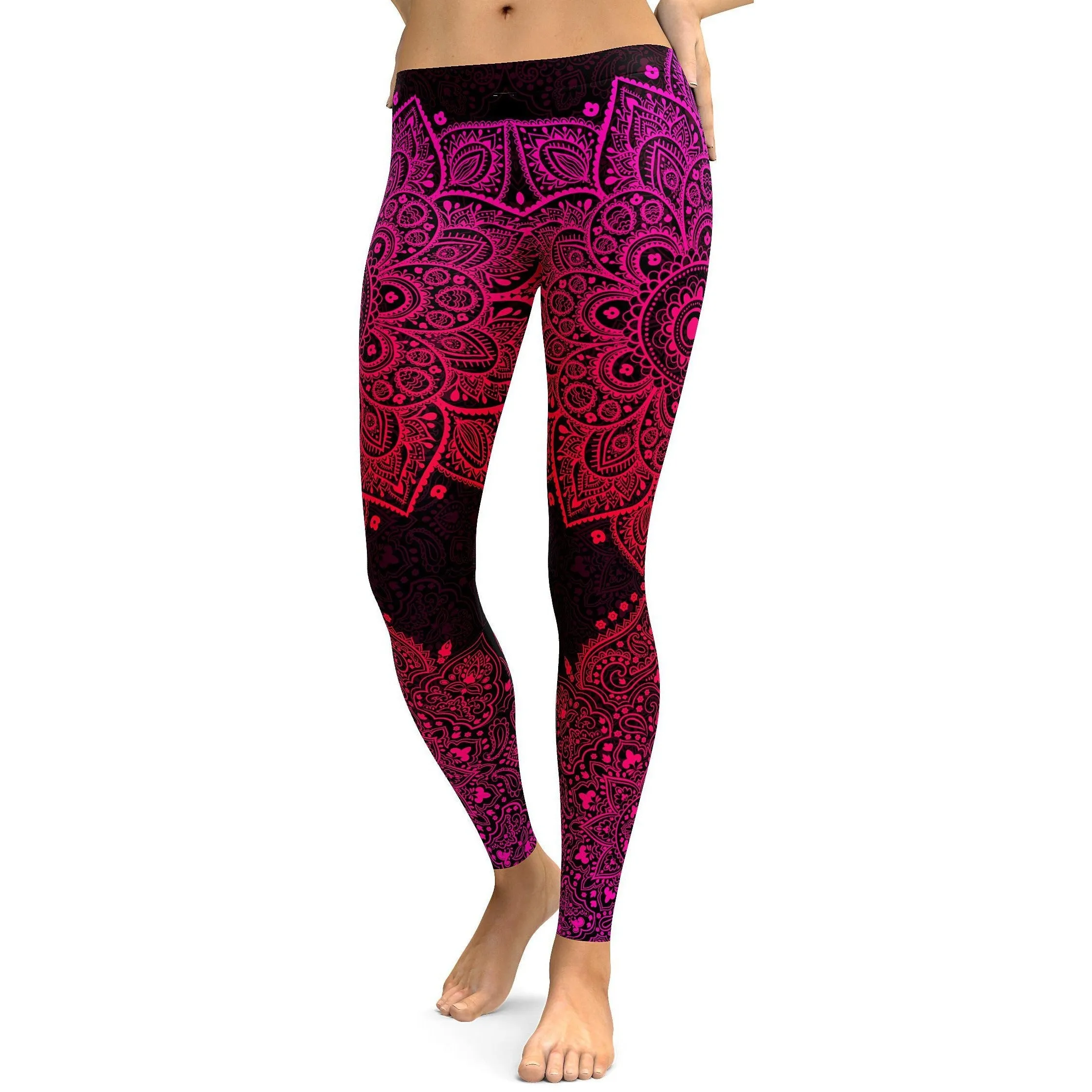 Pink Mandala Leggings