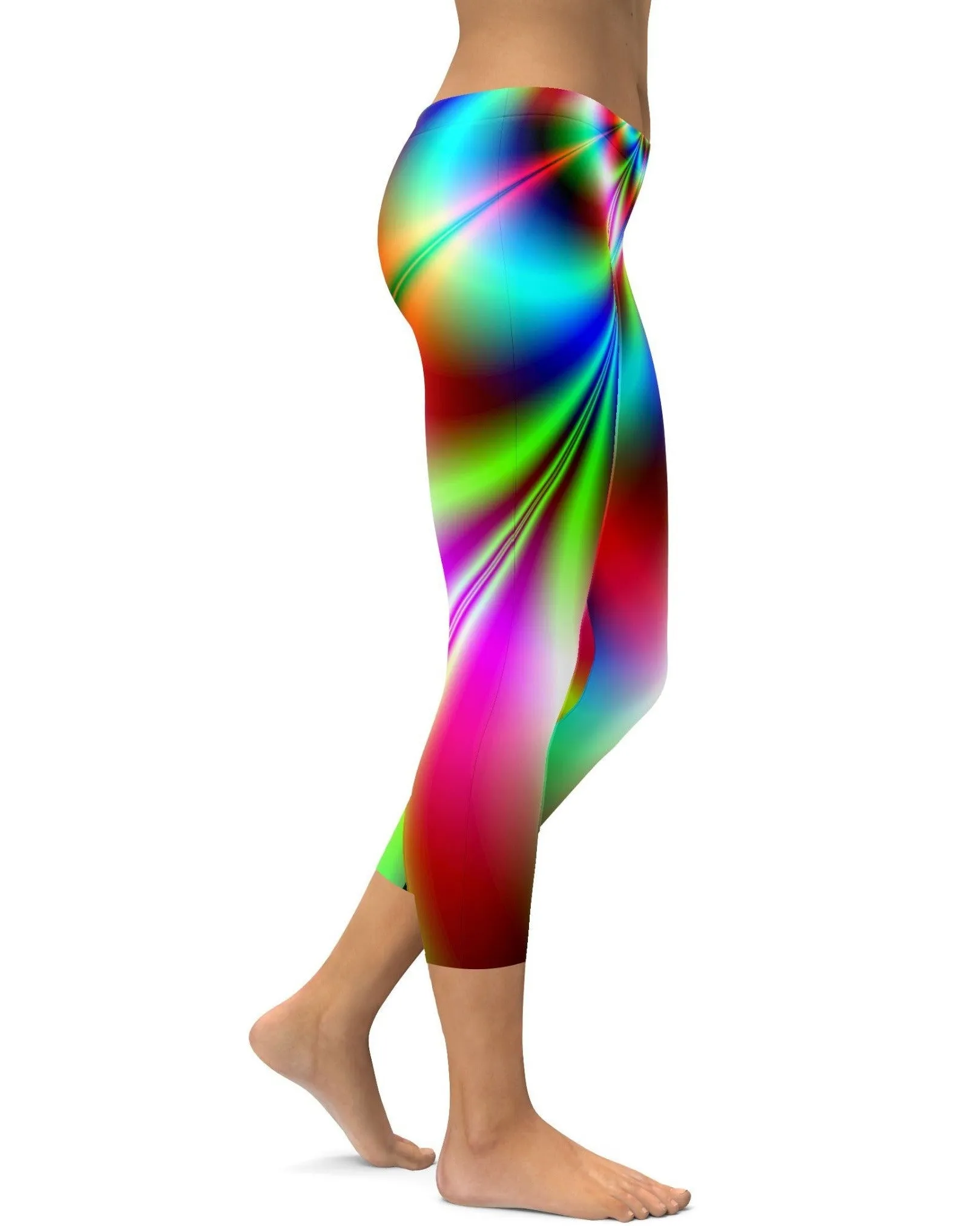 Psychedelic Neon Capris