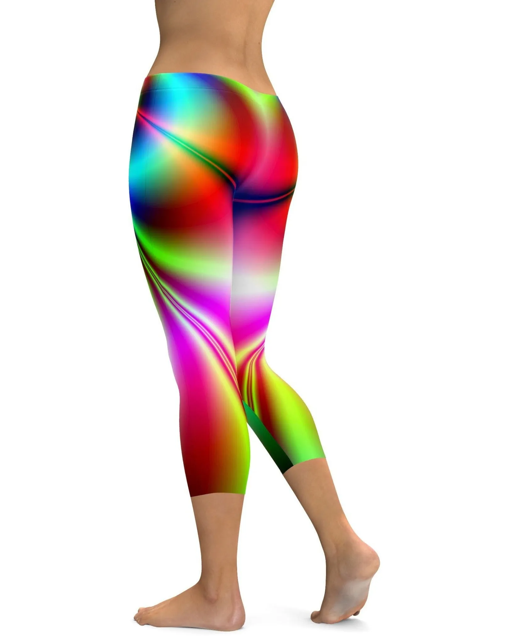 Psychedelic Neon Capris