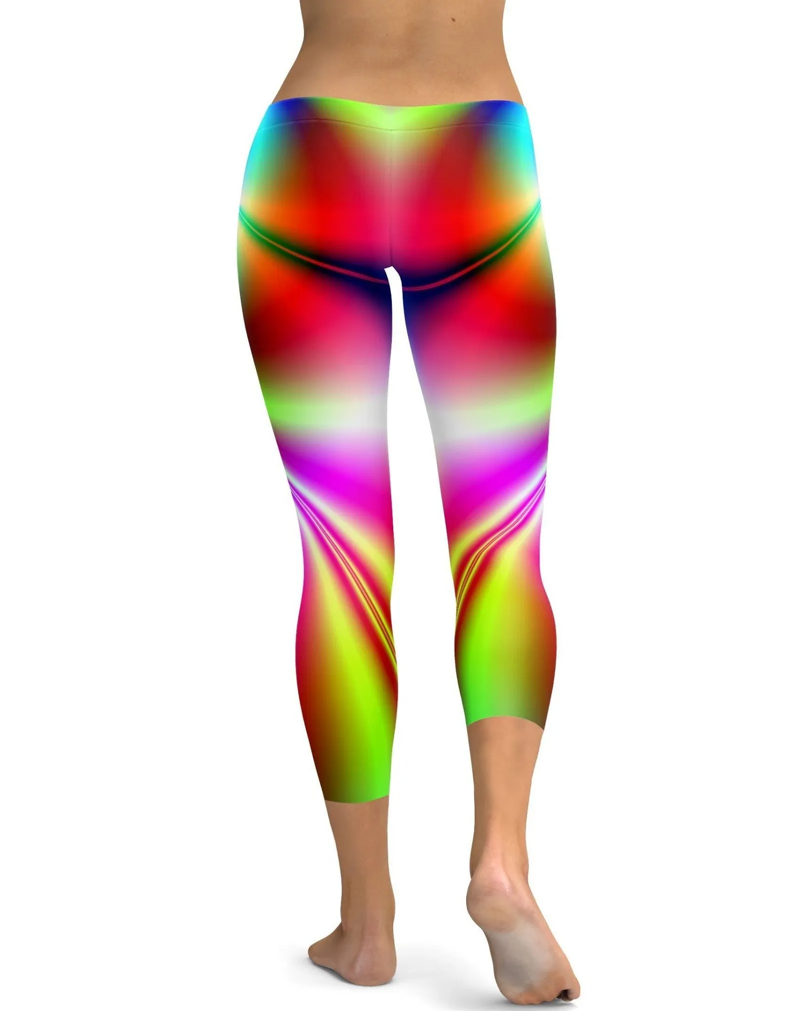 Psychedelic Neon Capris