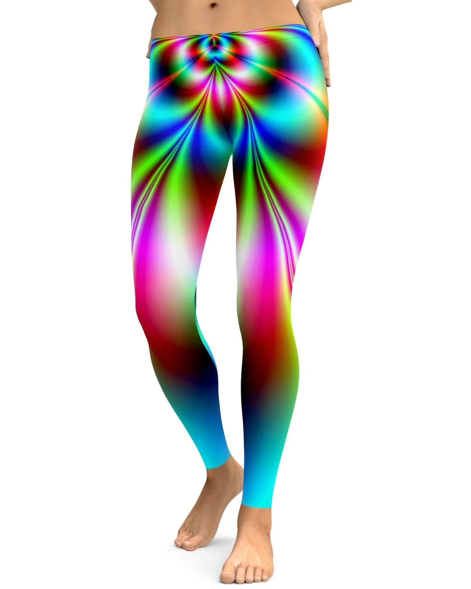Psychedelic Neon Capris