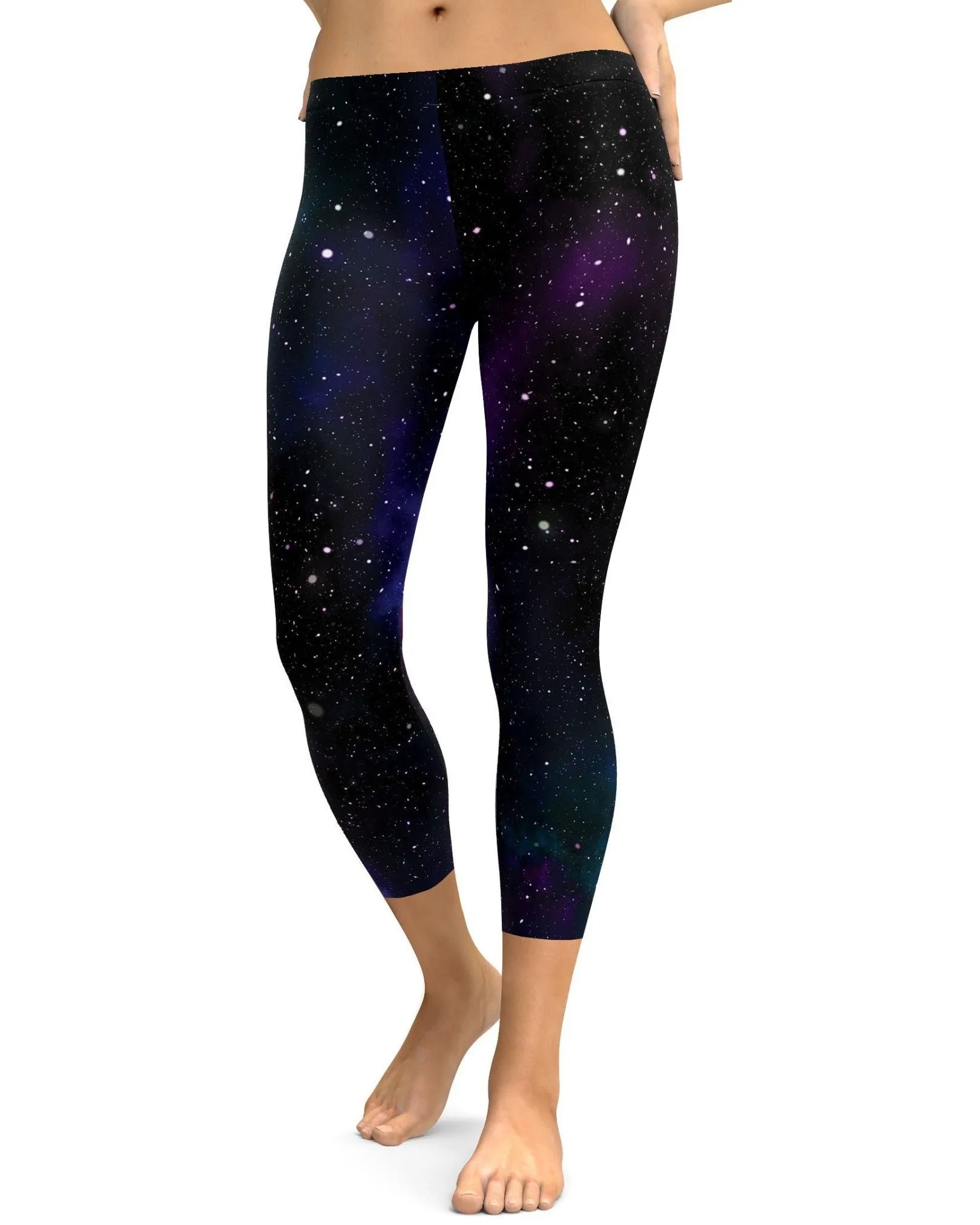 Purple Galaxy Capris