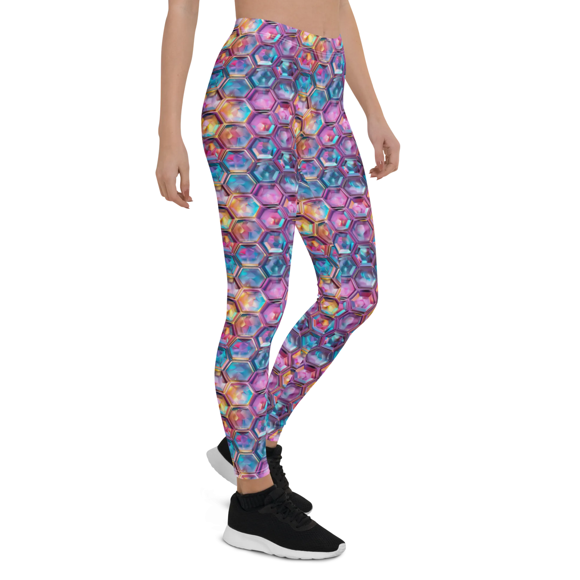 Rainbow Honeycomb Leggings